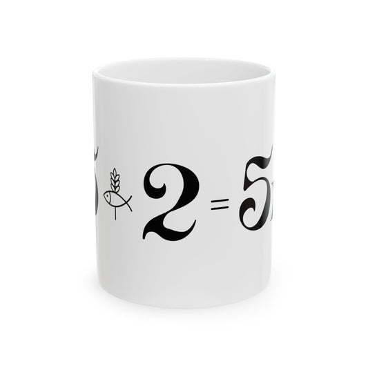 Miracle Equation Minimalist Scripture Ceramic Mug
