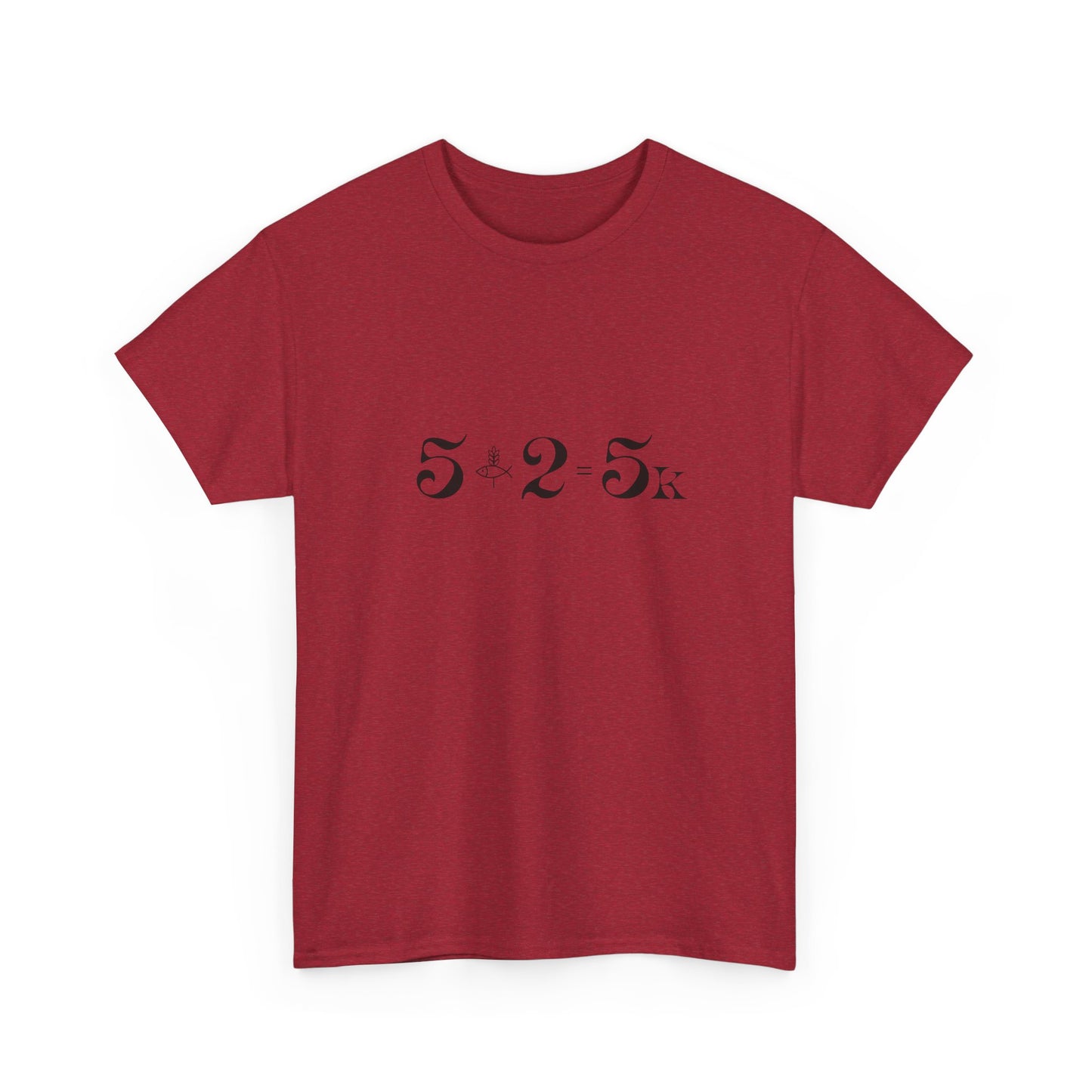 The Miracle Equation - 5+2=5K Biblical Unisex T-shirt