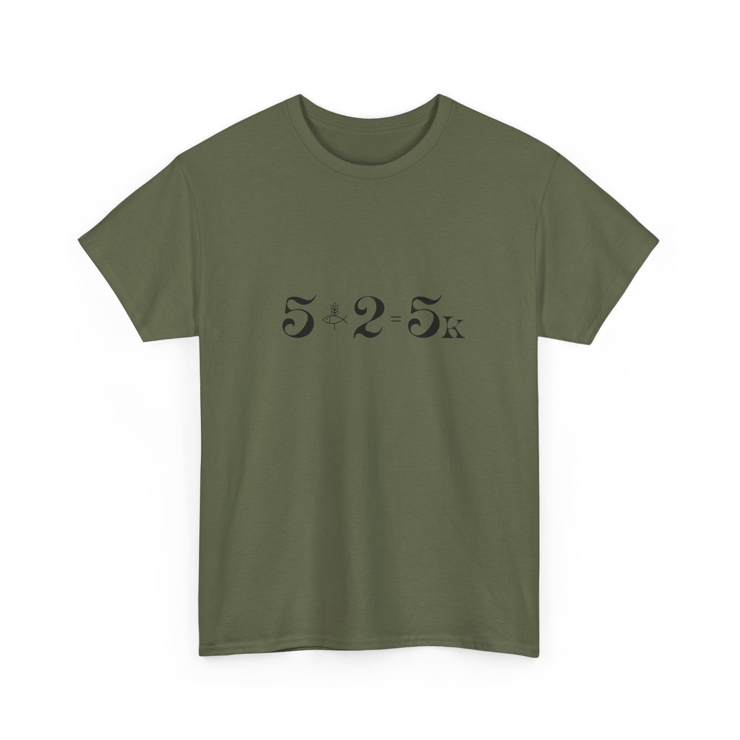 The Miracle Equation - 5+2=5K Biblical Unisex T-shirt