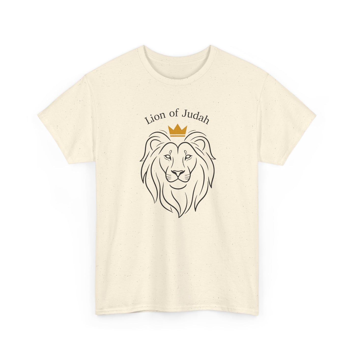 Lion of Judah T-Shirt - Crowned Lion Christian Faith Tee