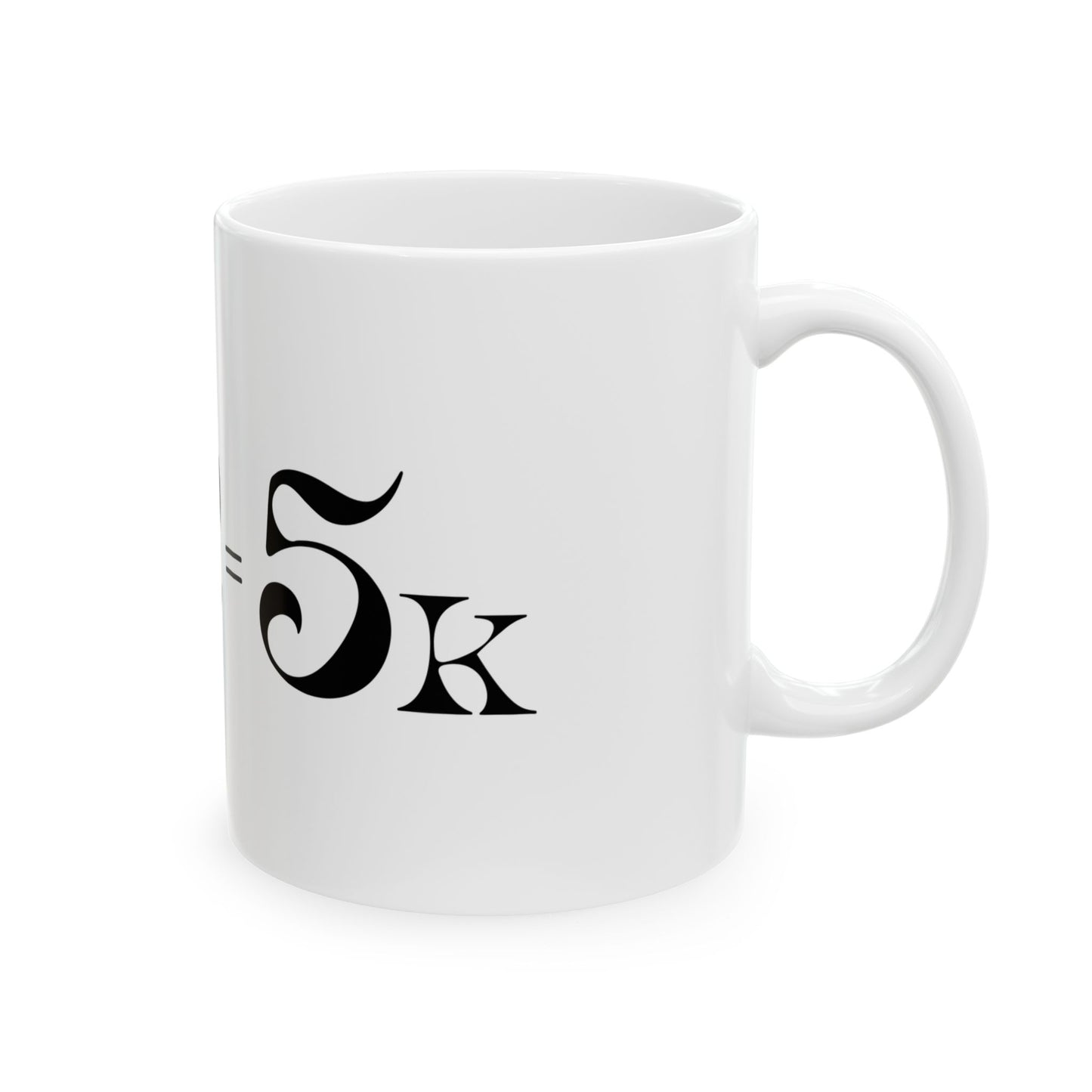 Miracle Equation Minimalist Scripture Ceramic Mug