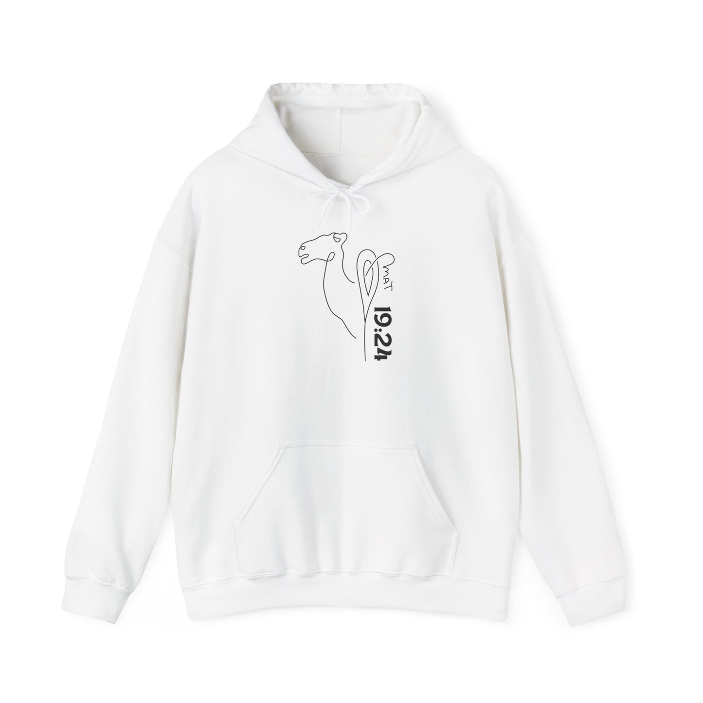 Minimalist Camel Line Art Hoodie — 'Be Cool' Graphic Sweatshirt